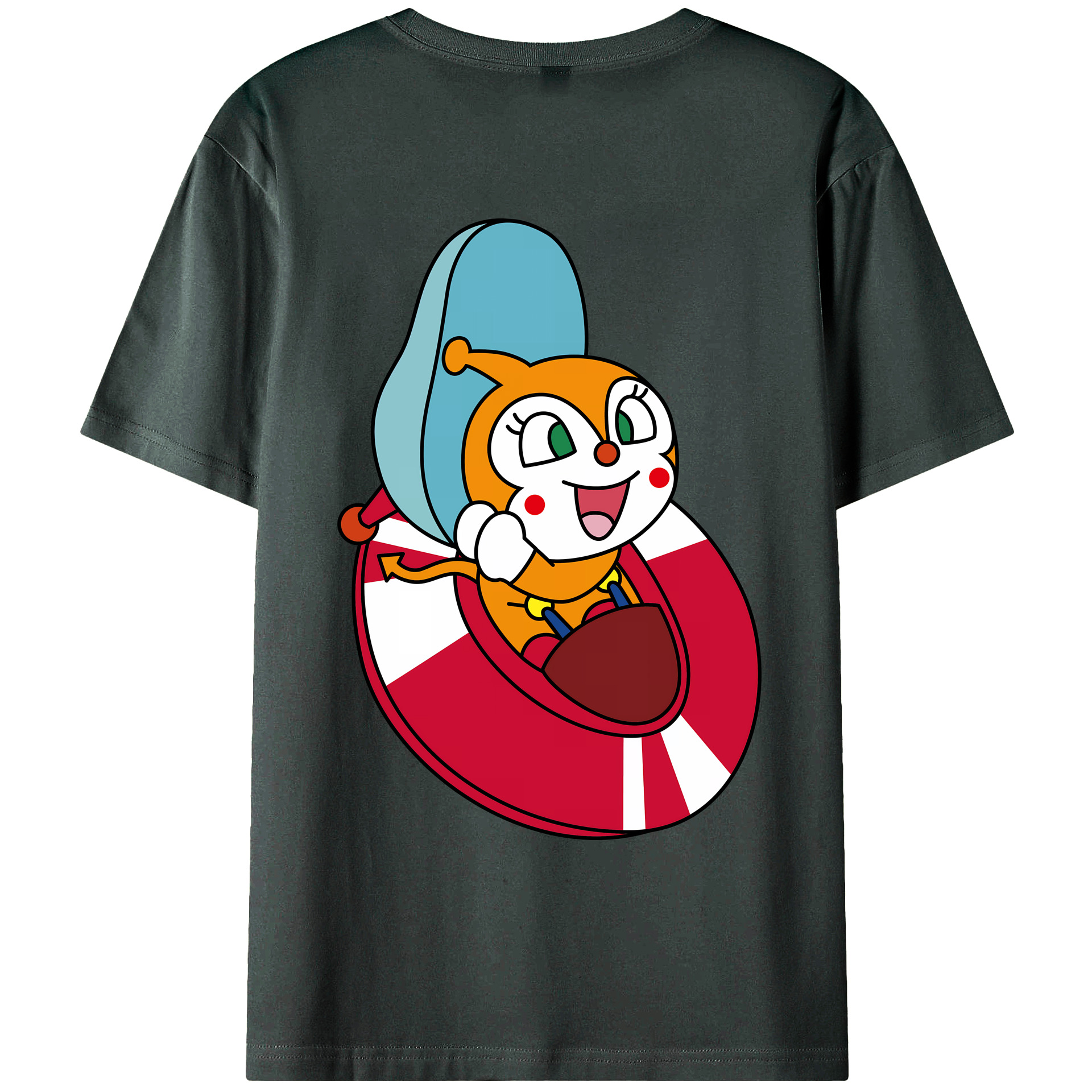 （画像用） アンパンマン Anpanman 綿100％ メンズ半袖Tシャツ（バックプリント） 通気性
